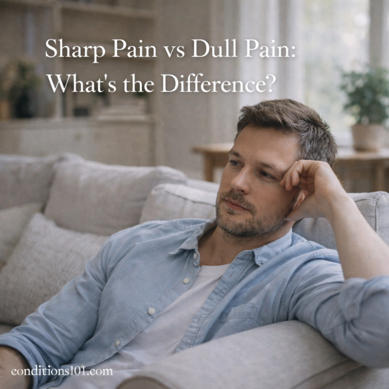 Sharp Pain vs Dull Pain: What’s the Difference? - Conditions 101