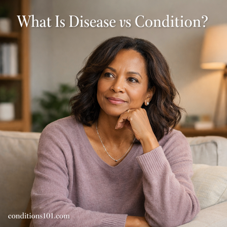 What Is Disease vs Condition? - Conditions 101